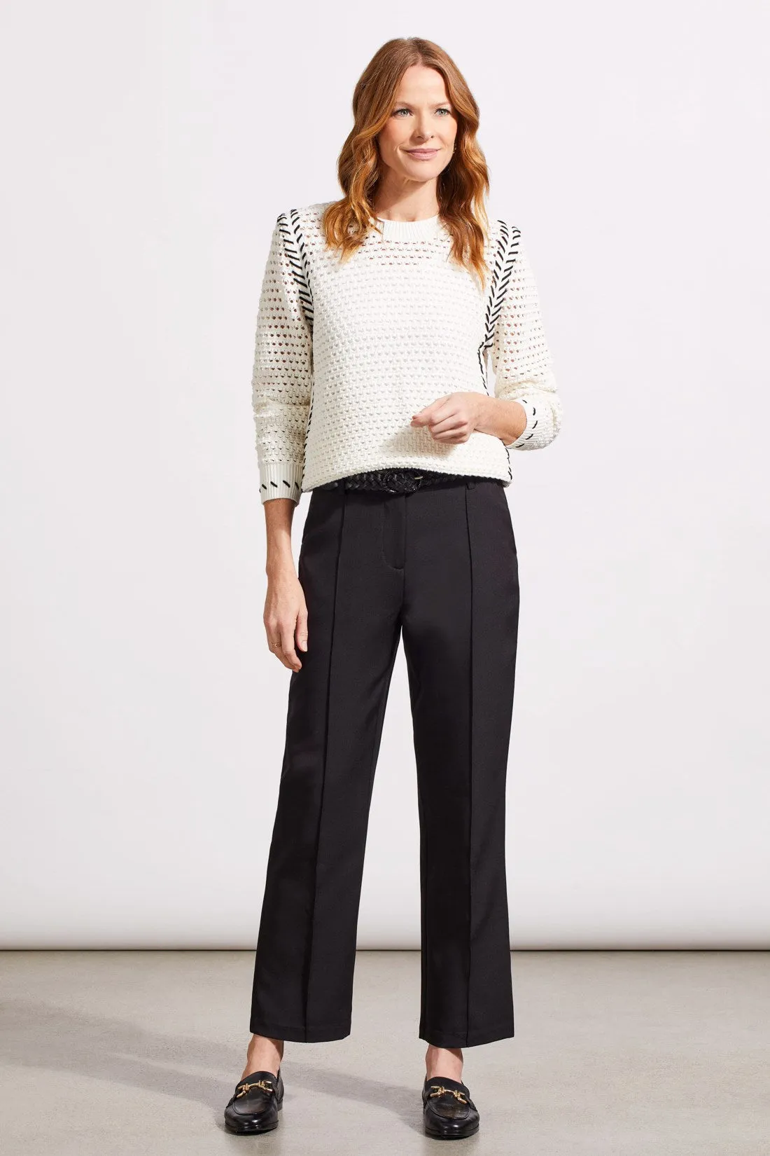 Open Stitch Crew Neck Sweater-Cream sold by Tribal product image thumbnail 4