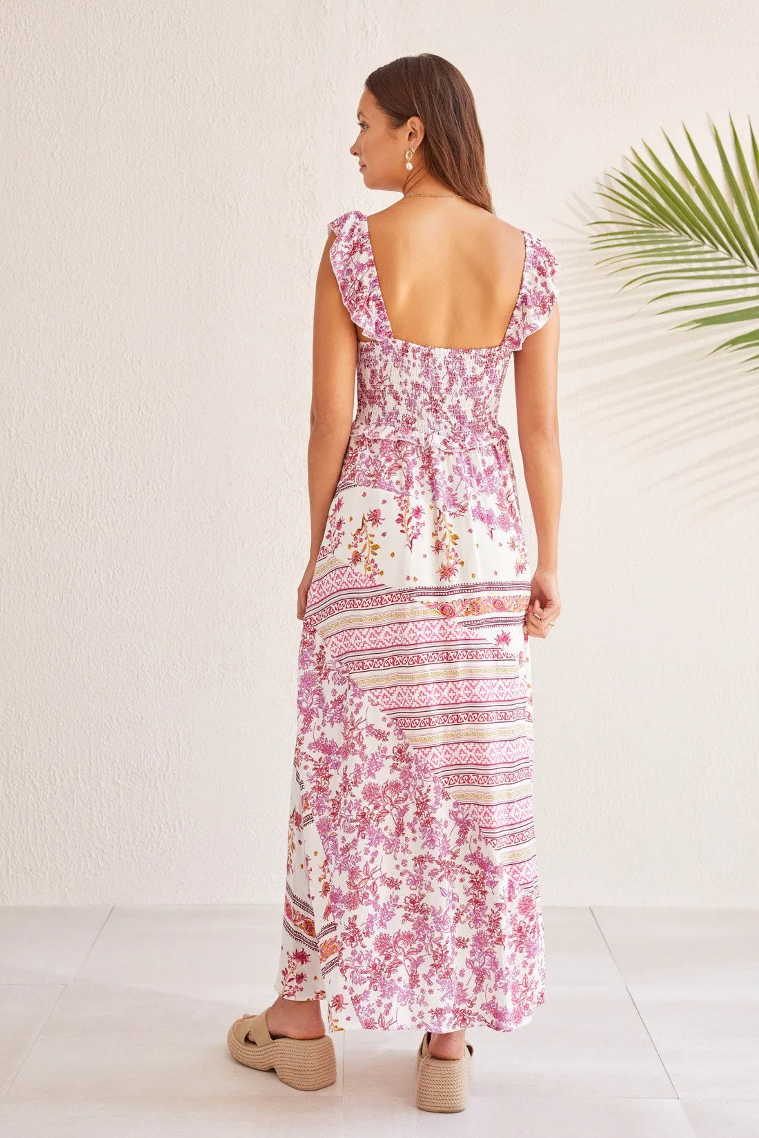 ON-AND-OFF SHOULDER MAXI DRESS-Fruitpunch sold by Tribal product image thumbnail 2