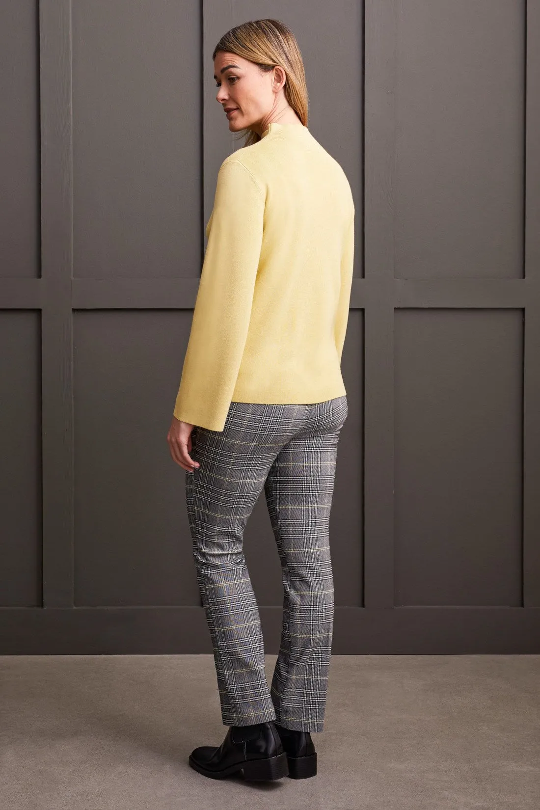 Long Sleeve Funnel Neck Sweater-Celery sold by Tribal product image thumbnail 4