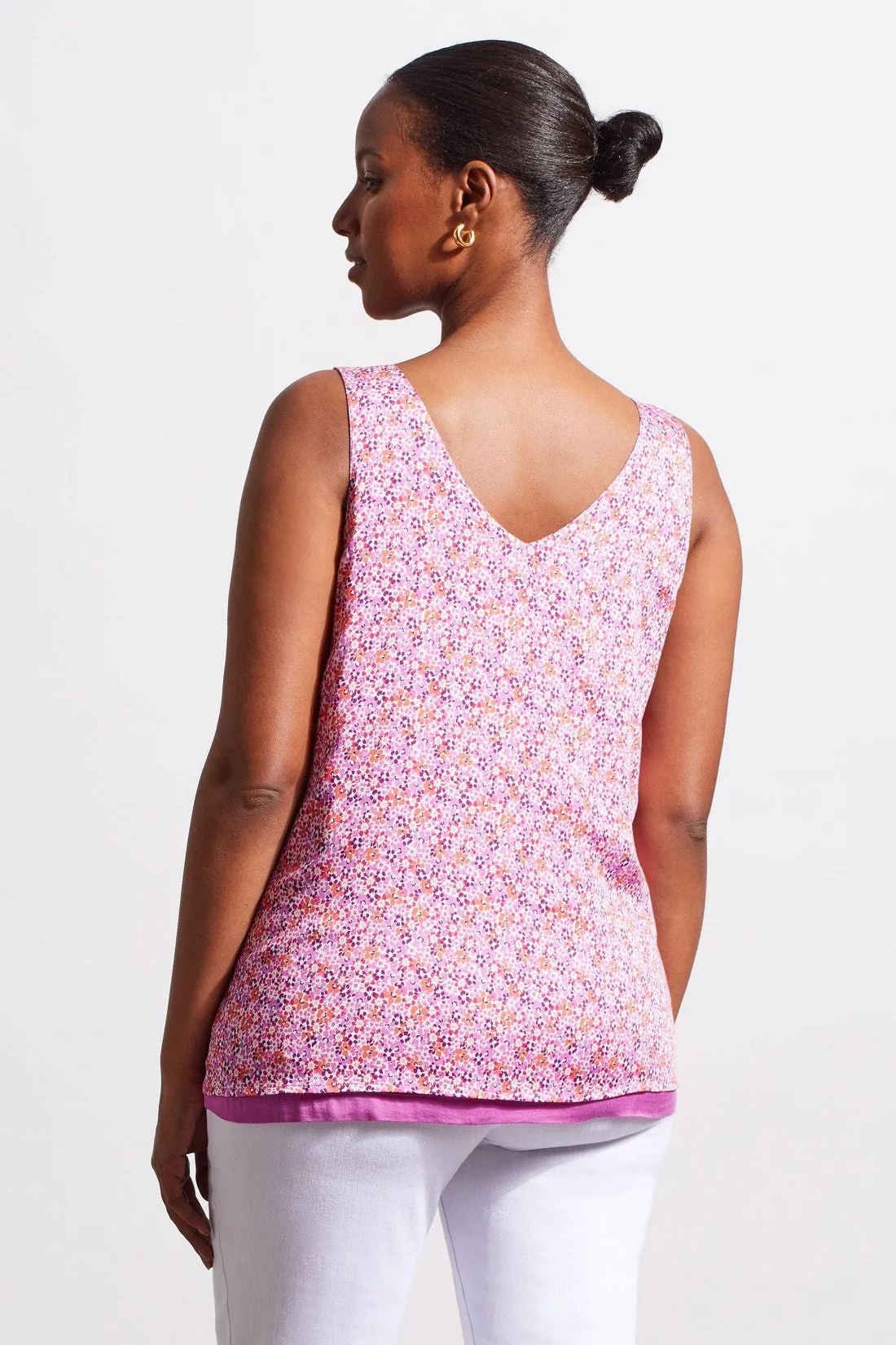 REVERSIBLE V-NECK CAMI-Mauvelush sold by Tribal product image thumbnail 2