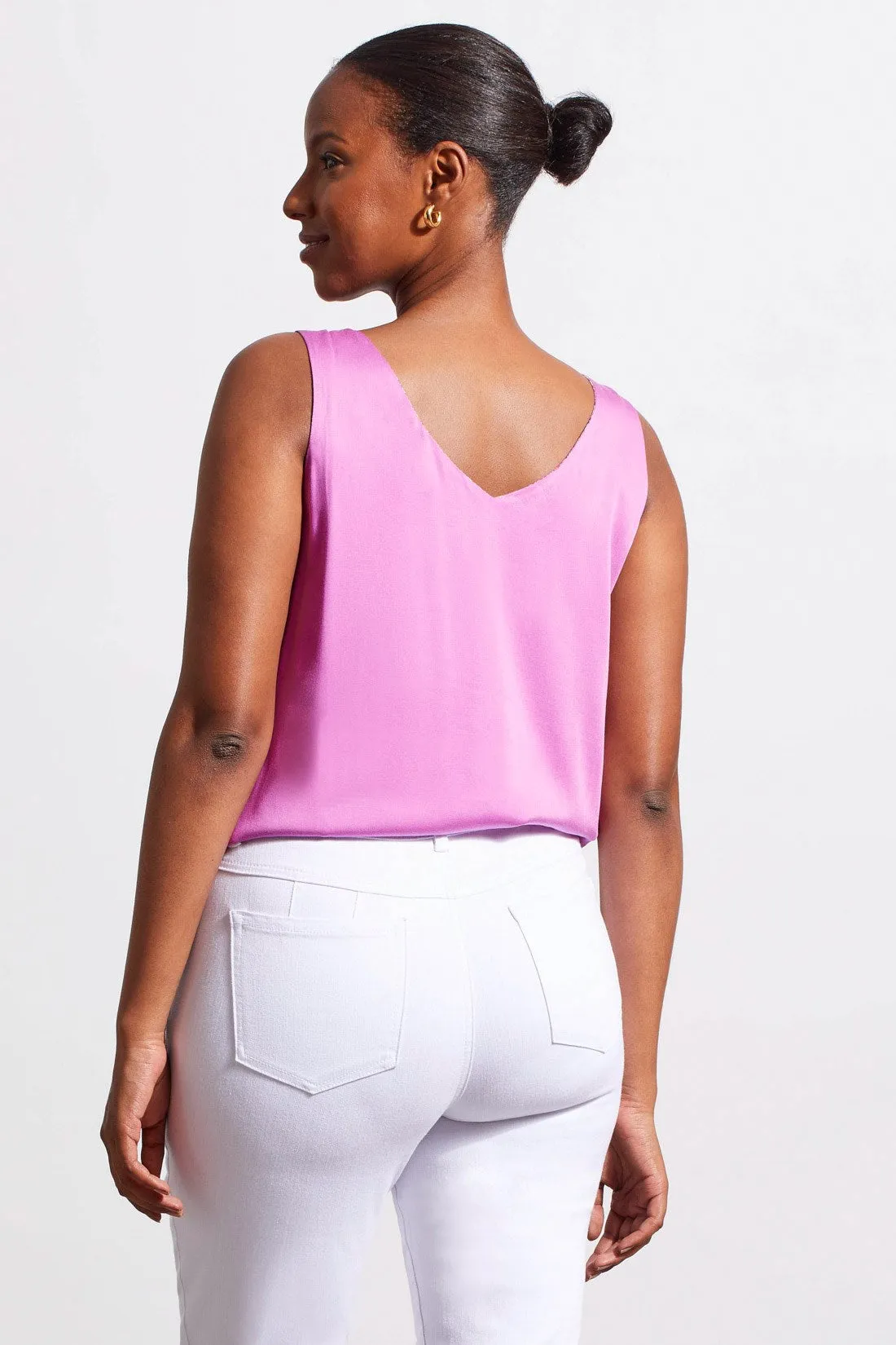 REVERSIBLE V-NECK CAMI-Mauvelush sold by Tribal product image thumbnail 4