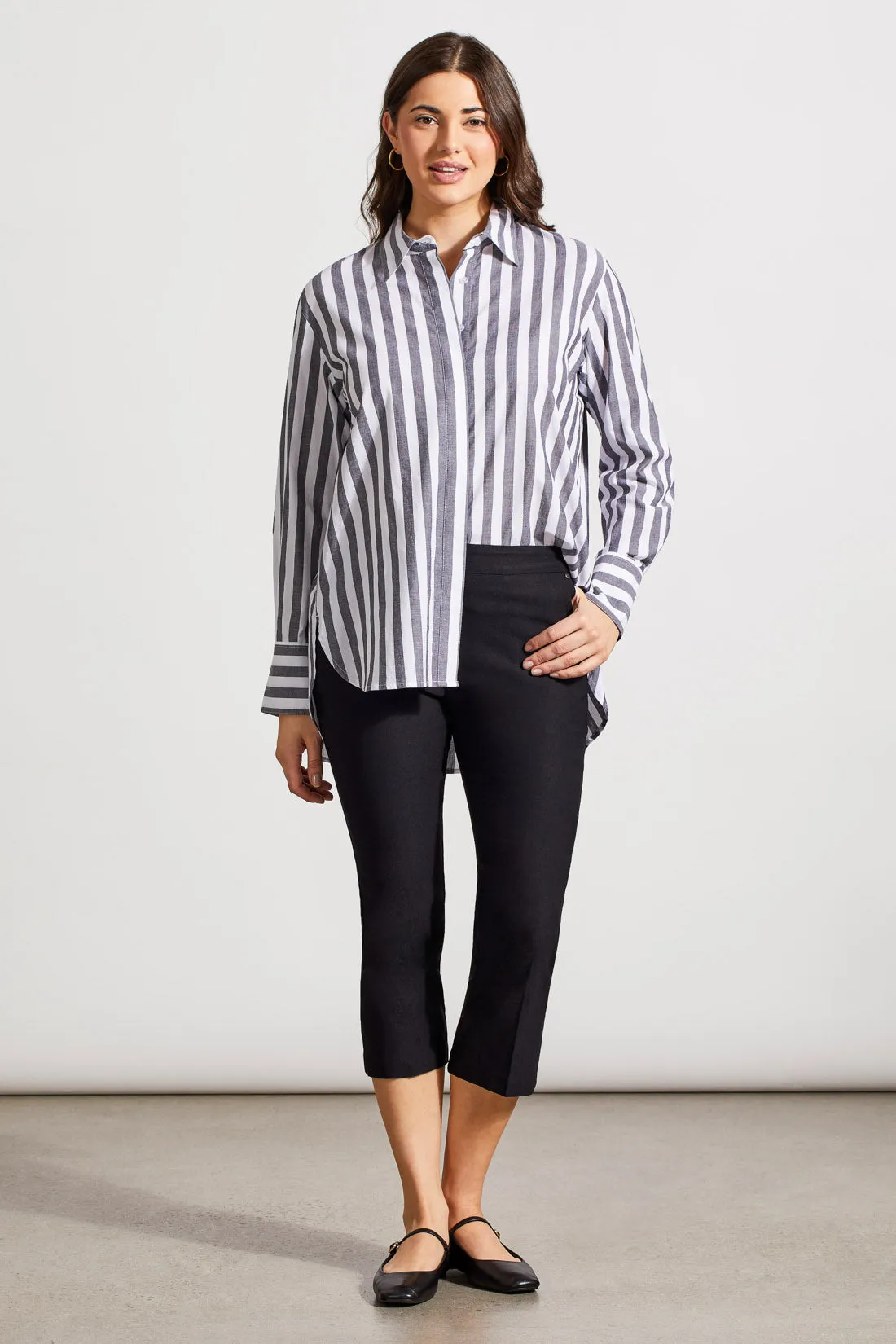 Performance Stretch Flatten It® Slimming Capris-Black sold by Tribal product image thumbnail 3