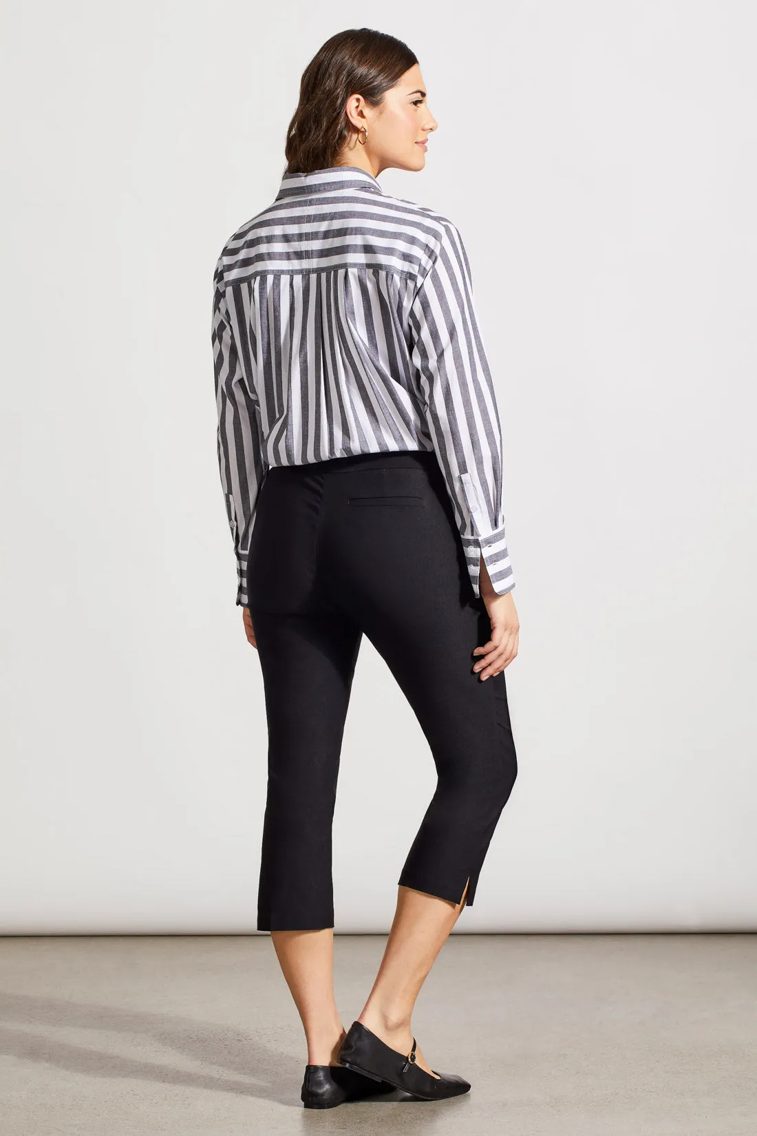 Performance Stretch Flatten It® Slimming Capris-Black sold by Tribal product image thumbnail 2