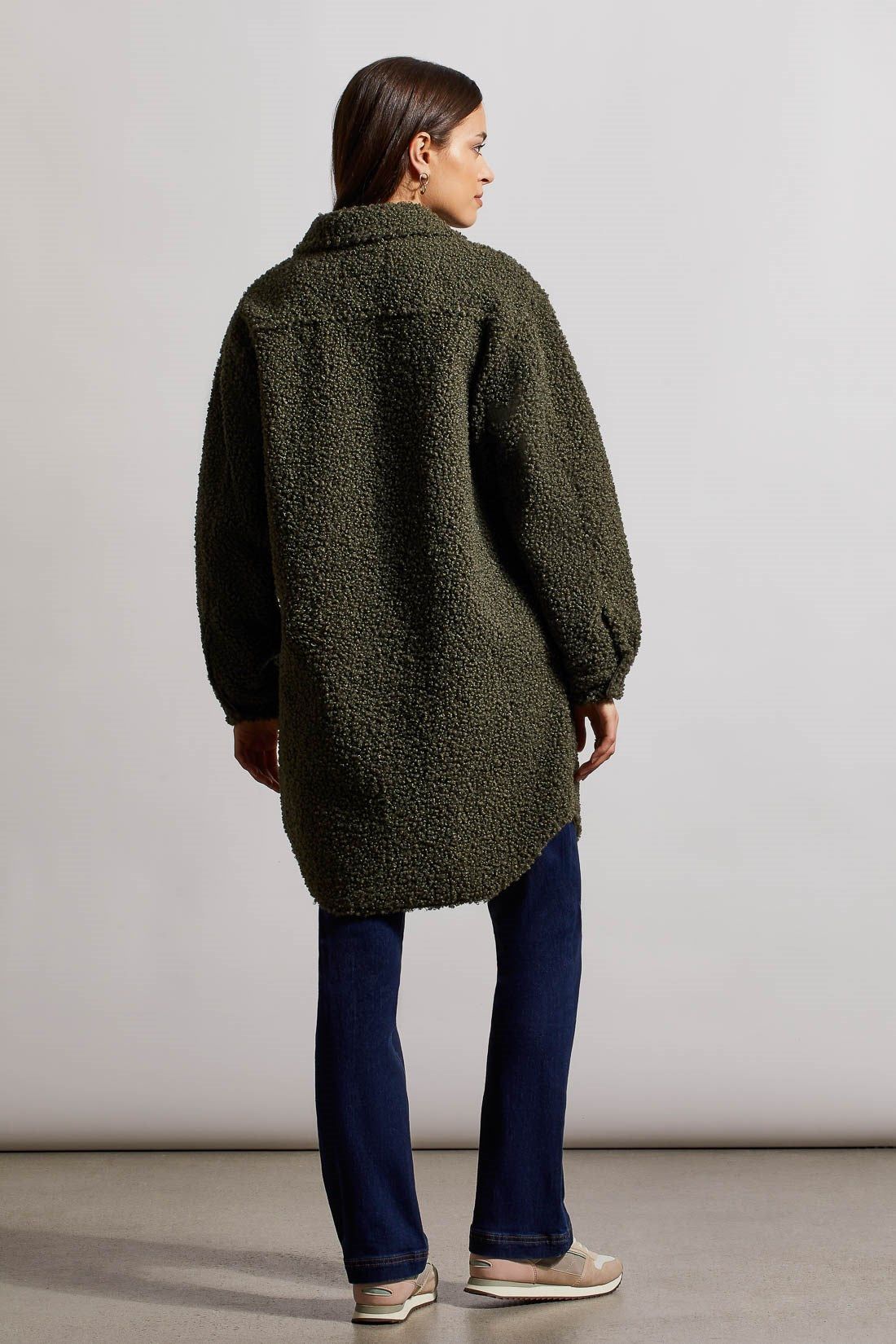 BONDED SHEARLING JACKET WITH POCKETS-Cedar sold by Tribal product image thumbnail 4