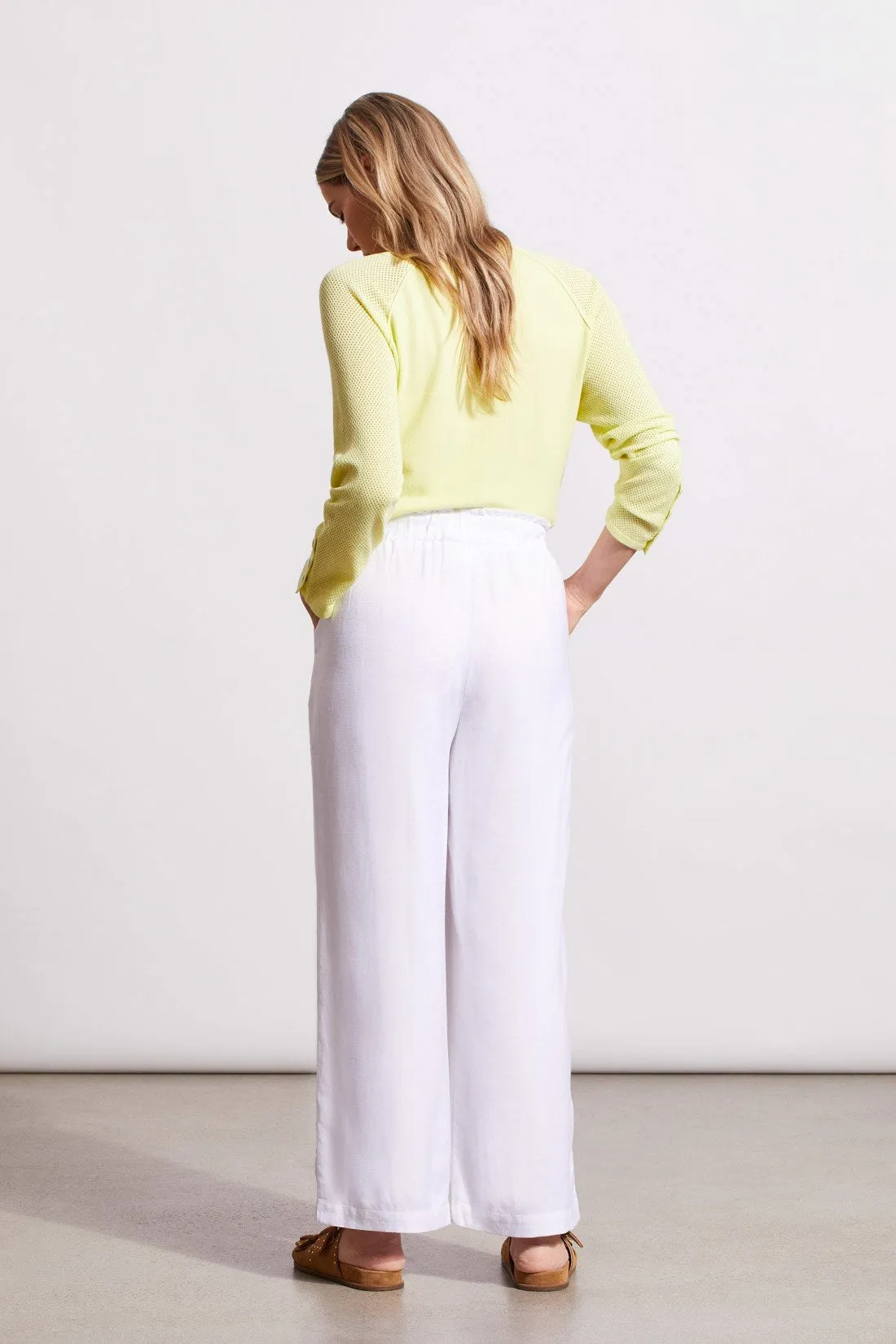 PULL-ON ANKLE PANT WITH HEM VENT-White sold by Tribal product image thumbnail 4