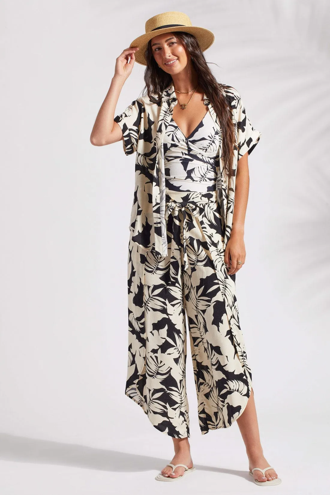 BUTTON-UP SHIRT WITH CAP SLEEVES-Wailea sold by Tribal product image thumbnail 4