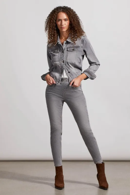 ICON FIT PULL ON JEANS-Smokey grey made by Tribal
