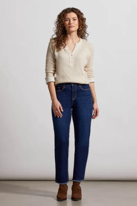 AUDREY STRAIGHT LEG GIRLFRIEND JEANS-Deepindigo sold by Tribal