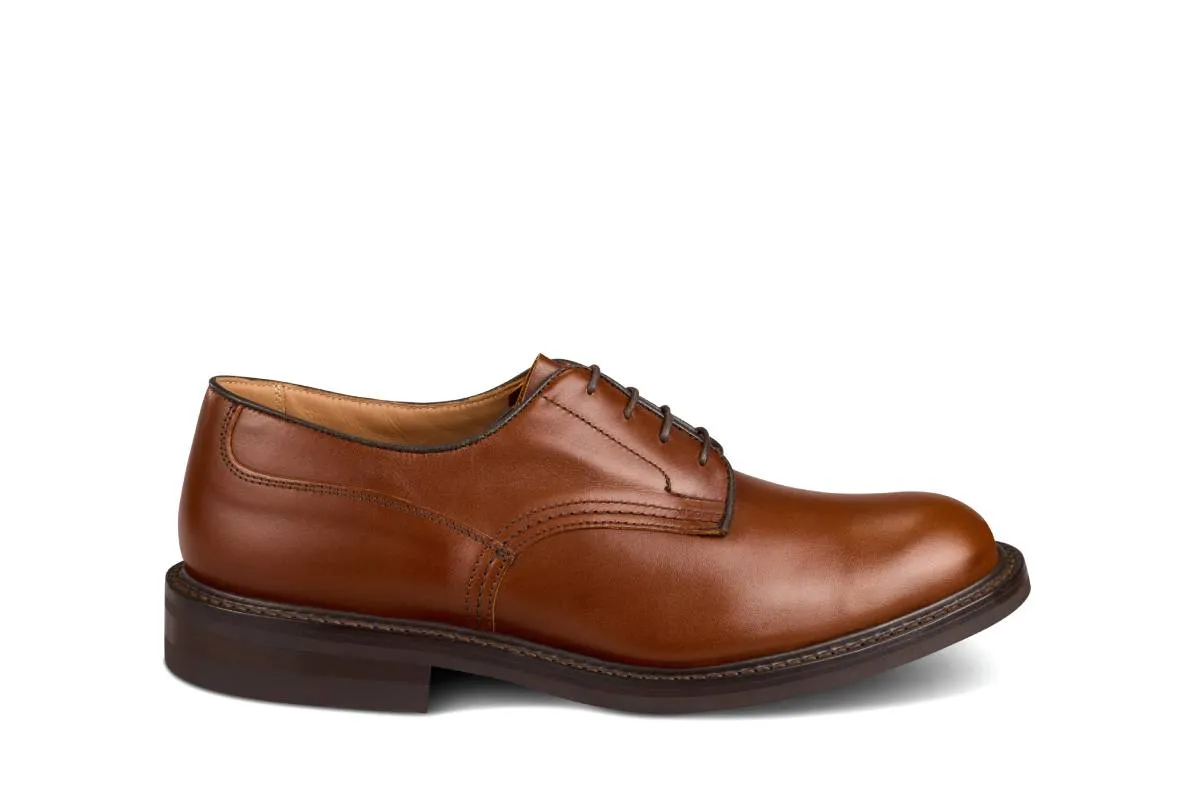 Woodstock Plain Derby Country Shoe - Beechnut Antique sold by Tricker's