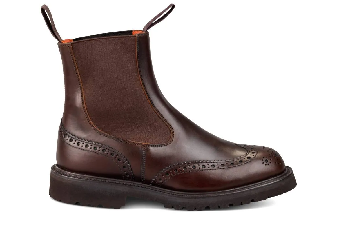Silvia Country Dealer Boot - Brown Cutter made by Tricker's
