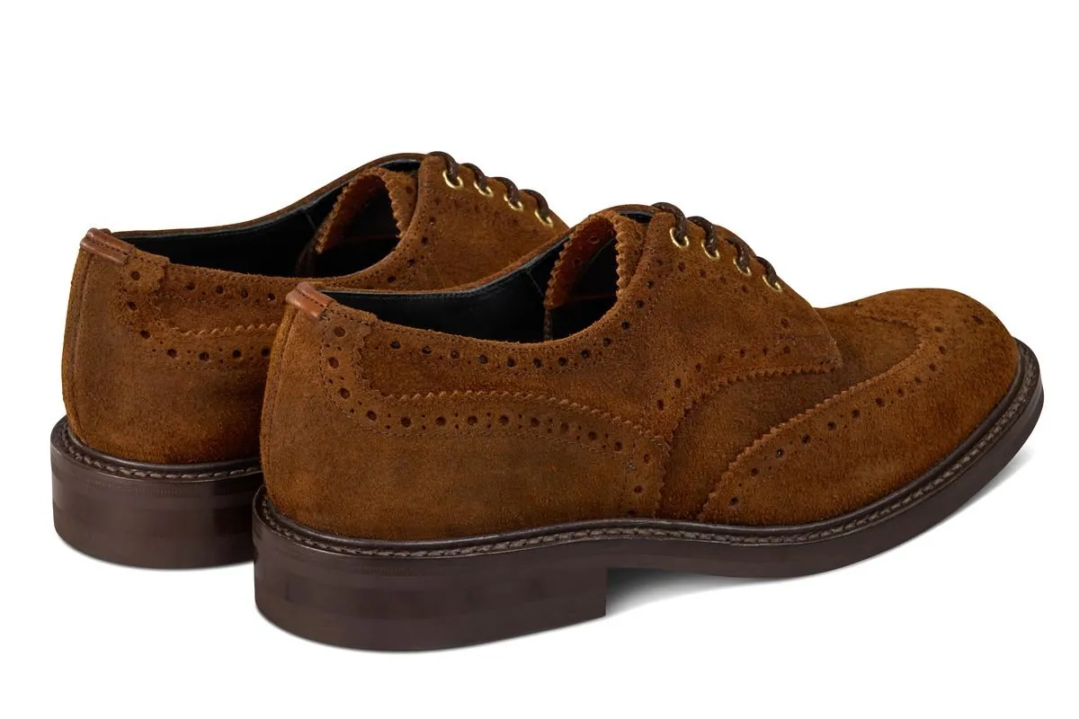 Bourton Country Shoe - Ridge Waxed Suede sold by Tricker's product image thumbnail 4