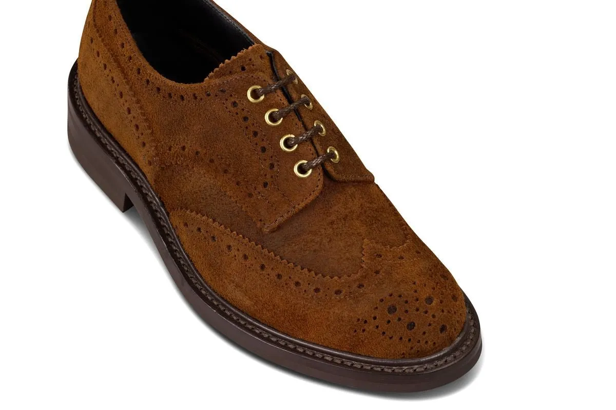 Bourton Country Shoe - Ridge Waxed Suede sold by Tricker's product image thumbnail 2