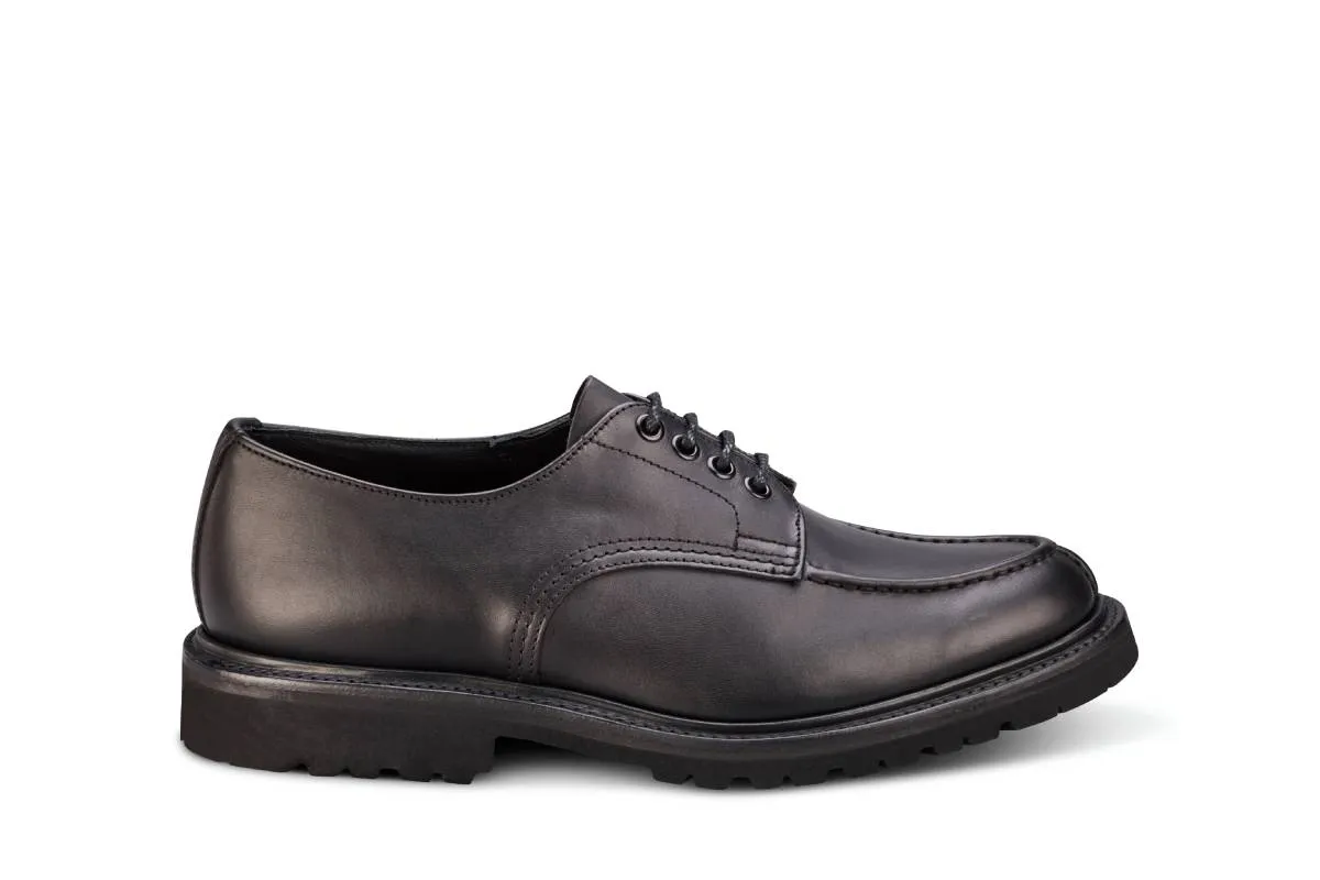 Kilsby Derby Shoe - Black Waxy Hidro sold by Tricker's