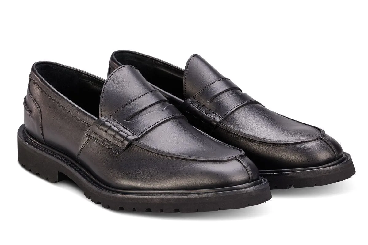 James Penny Loafer - Black Waxy Hidro sold by Tricker's product image thumbnail 3