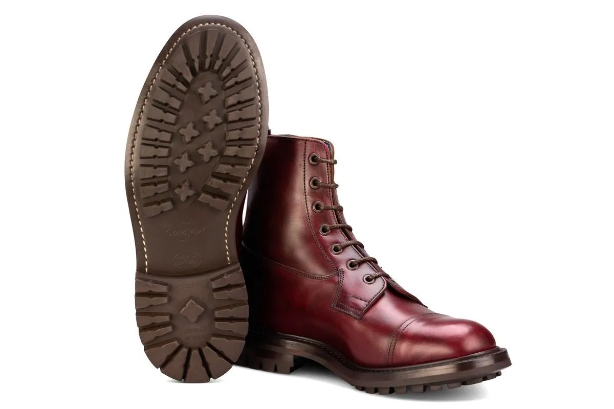 Allan Toe Cap Boot - Burgundy Cutter sold by Tricker's product image thumbnail 5