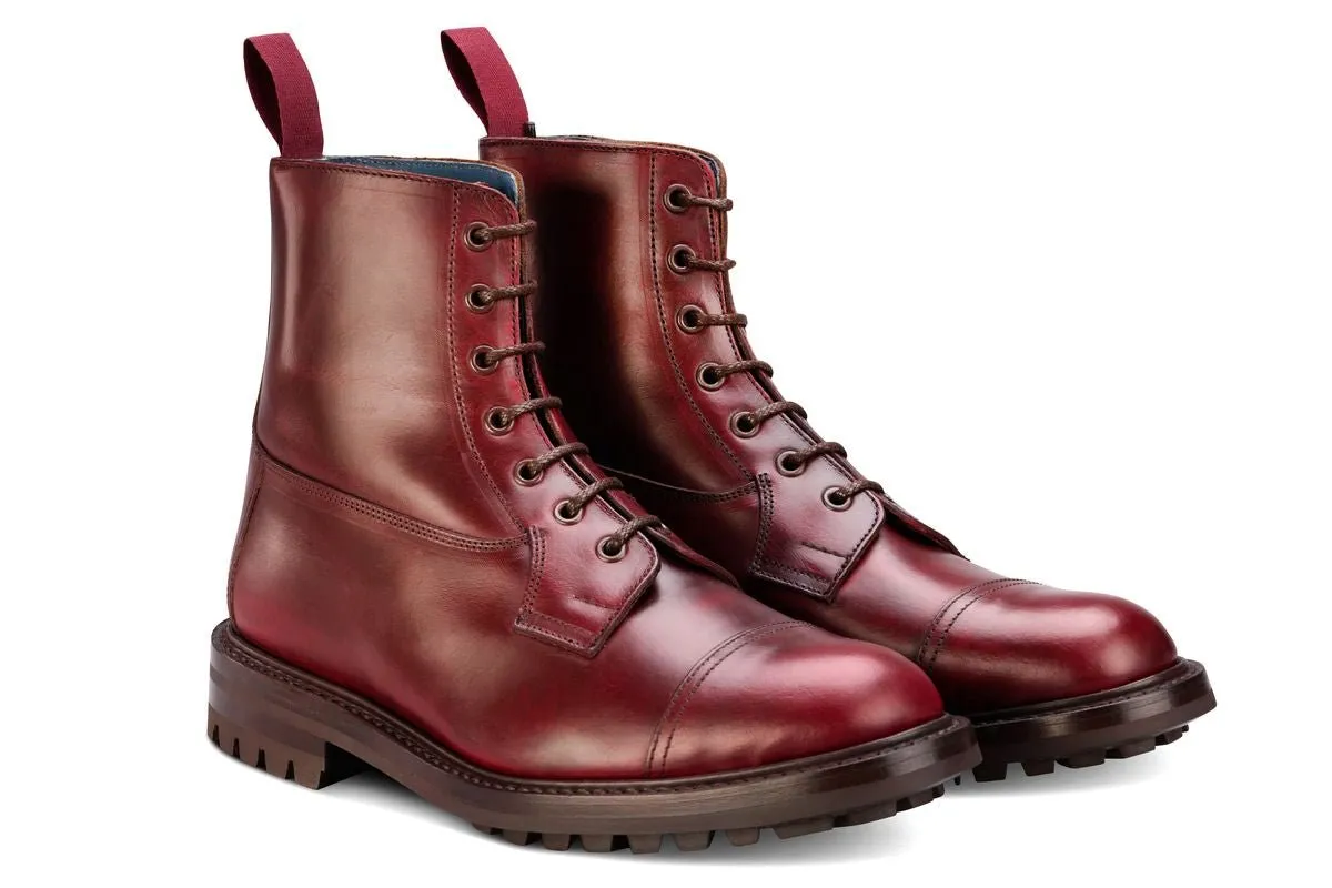 Allan Toe Cap Boot - Burgundy Cutter sold by Tricker's product image thumbnail 3