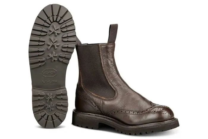 Silvia Country Dealer Boot - Olivvia Deerskin - Brown sold by Tricker's product image thumbnail 5
