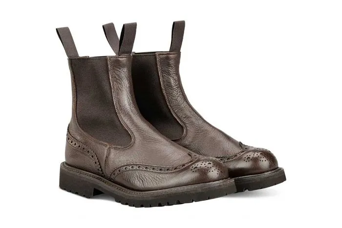 Silvia Country Dealer Boot - Olivvia Deerskin - Brown sold by Tricker's product image thumbnail 3