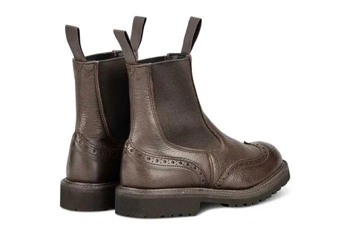 Silvia Country Dealer Boot - Olivvia Deerskin - Brown sold by Tricker's product image thumbnail 4