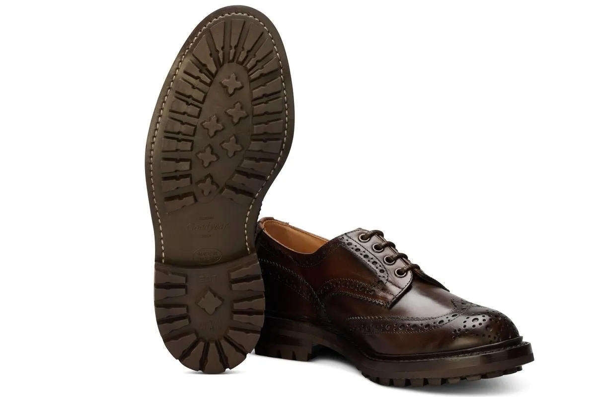 Bourton Country Shoe - Coffee Burnished sold by Tricker's product image thumbnail 5