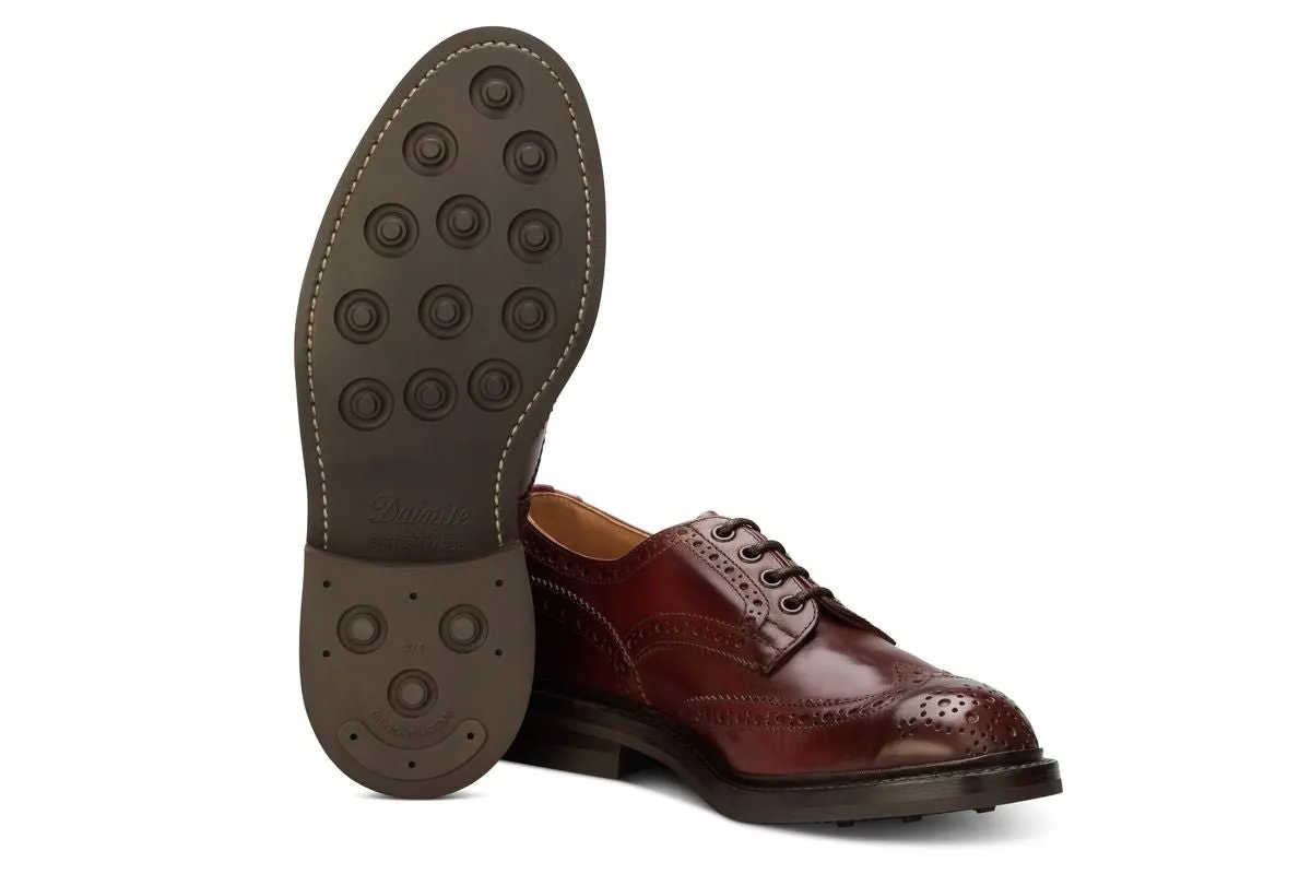 Bourton Country Shoe - Burgundy Burnished sold by Tricker's product image thumbnail 5