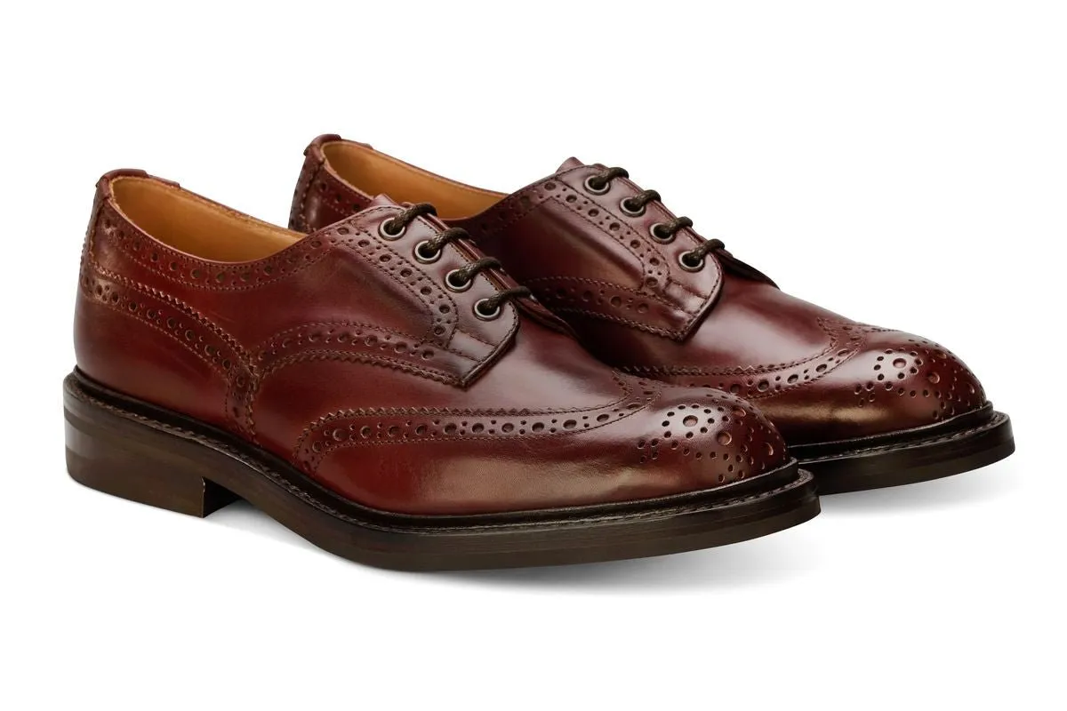 Bourton Country Shoe - Burgundy Burnished sold by Tricker's product image thumbnail 3
