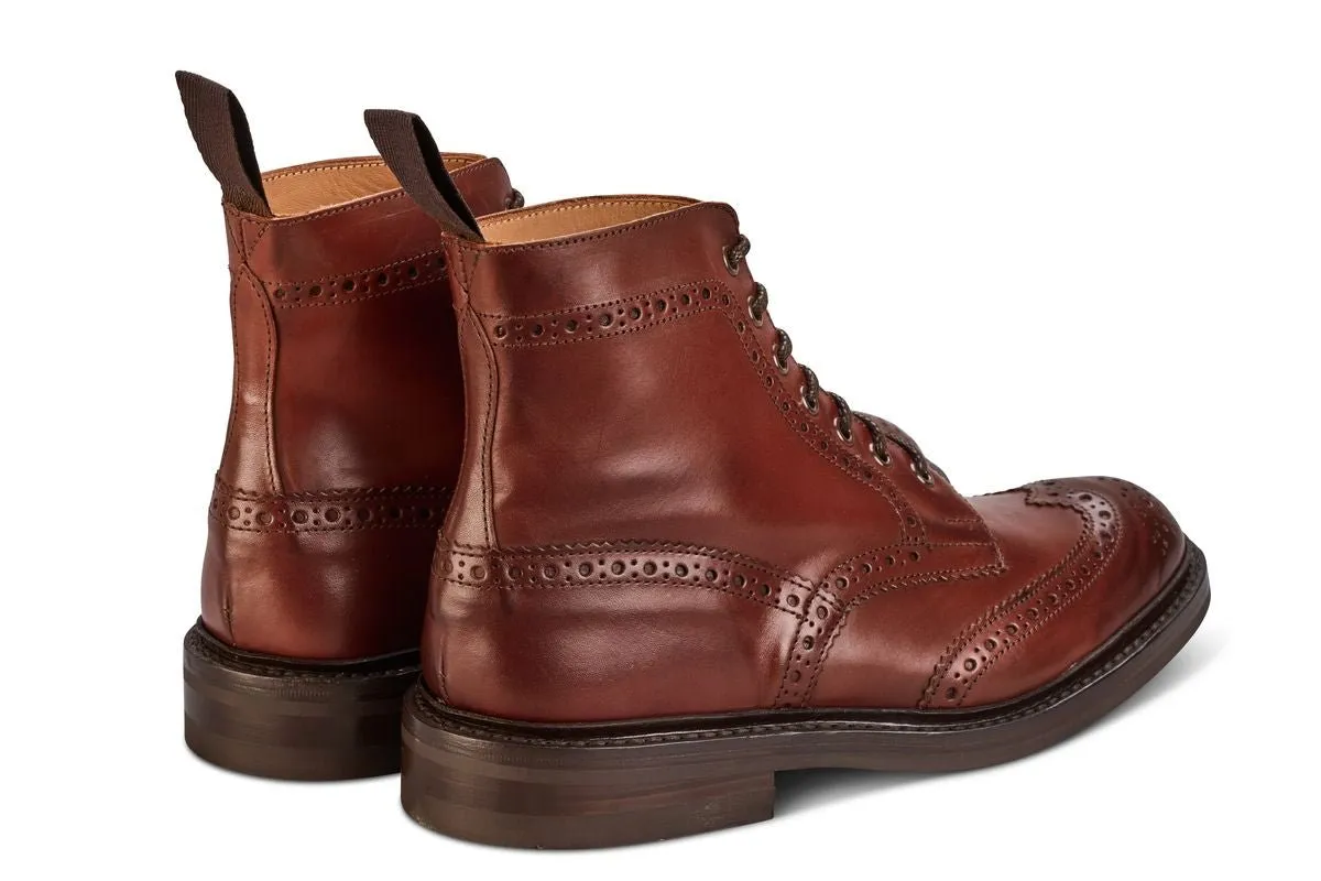 Stow Country Boot - Burgundy Burnished sold by Tricker's product image thumbnail 4