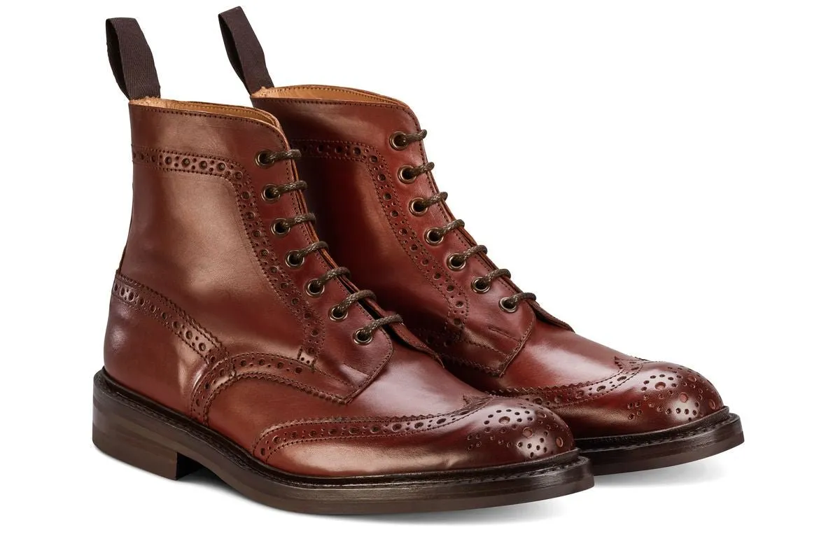 Stow Country Boot - Burgundy Burnished sold by Tricker's product image thumbnail 3