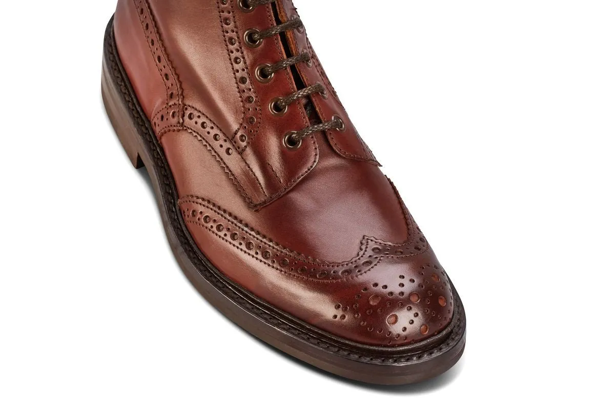 Stow Country Boot - Burgundy Burnished sold by Tricker's product image thumbnail 2