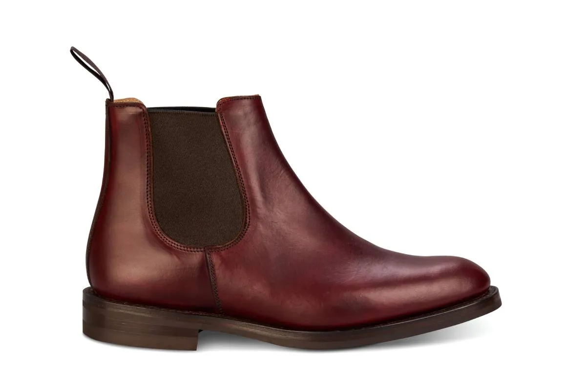 Brighton Chelsea Boot - Burgundy Cutter sold by Tricker's