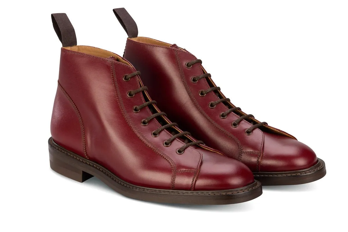 Ethan Monkey Boot - Burgundy Calf sold by Tricker's product image thumbnail 3