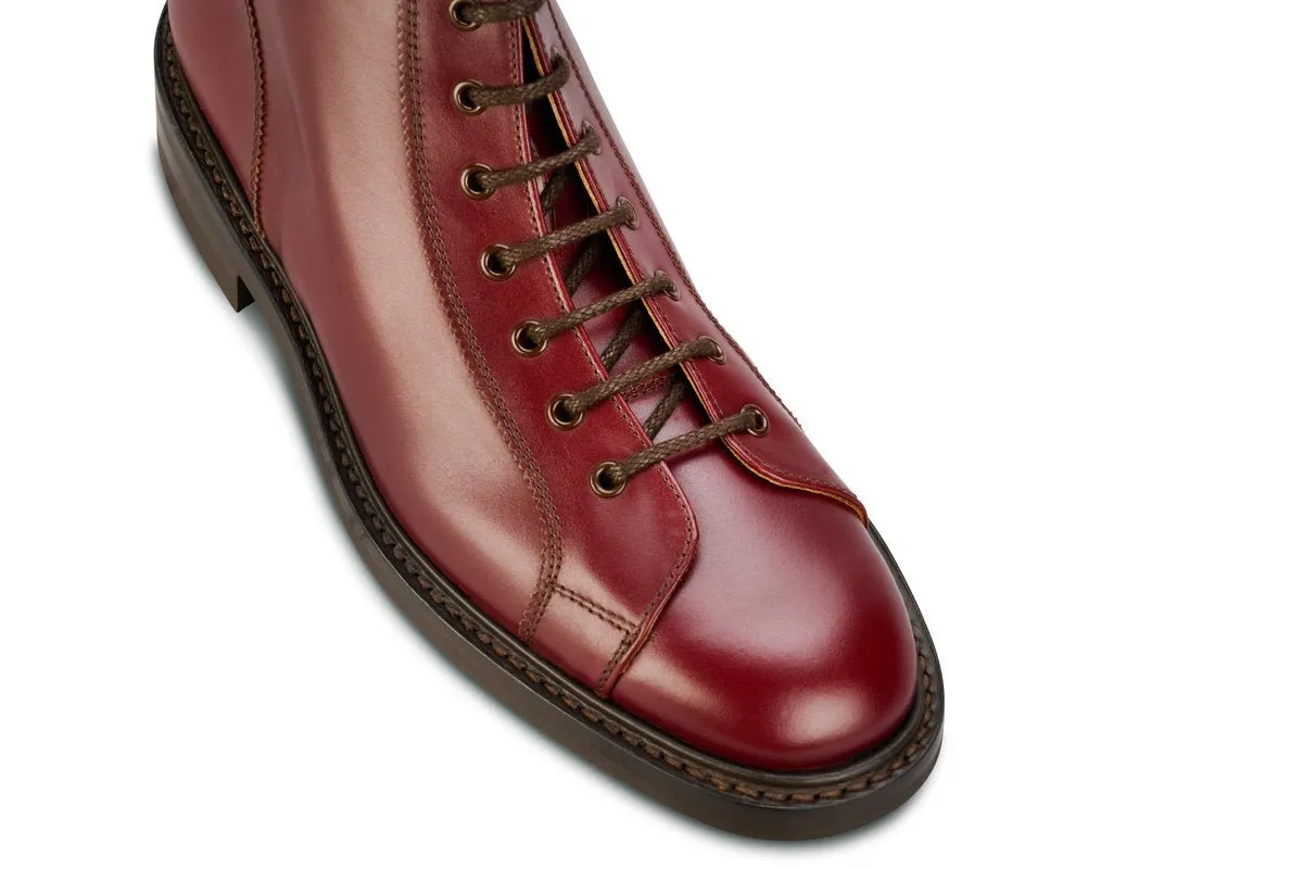 Ethan Monkey Boot - Burgundy Calf sold by Tricker's product image thumbnail 2