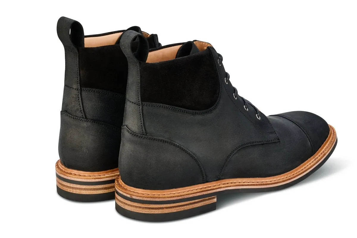 Charles Padded Boot - Black Waxy Commander sold by Tricker's product image thumbnail 3