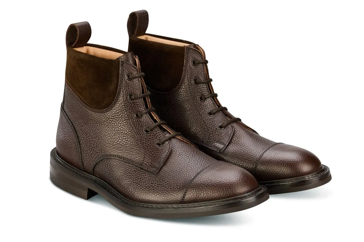 Charles Padded Boot - Brown Olivvia Scotch Grain sold by Tricker's product image thumbnail 3
