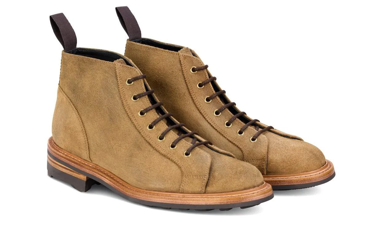 Ethan Monkey Boot - Peanut Reverse Suede sold by Tricker's product image thumbnail 3