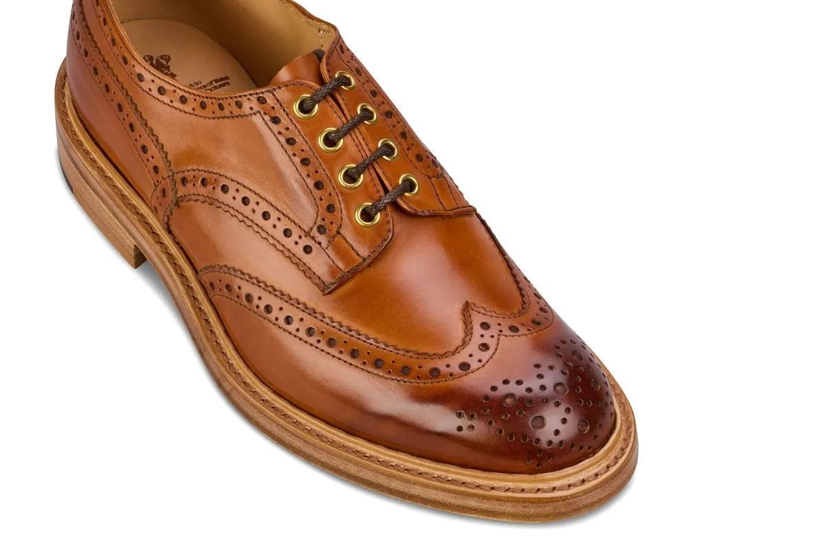 Bourton Country Shoe - Chestnut Burnished sold by Tricker's product image thumbnail 2