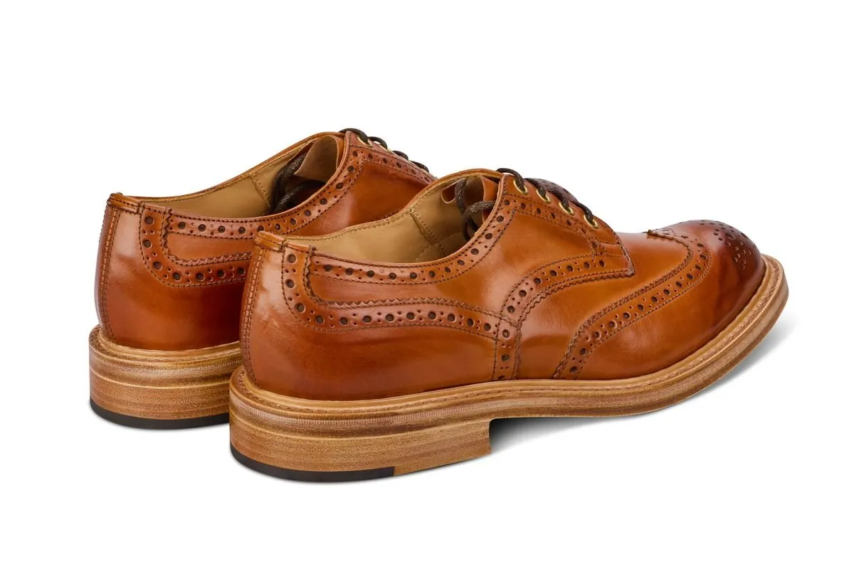Bourton Country Shoe - Chestnut Burnished sold by Tricker's product image thumbnail 4