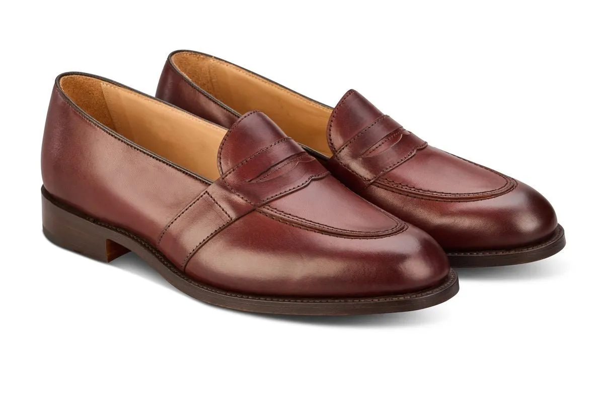 Alfred Penny Loafer - Burgundy Calf sold by Tricker's product image thumbnail 3