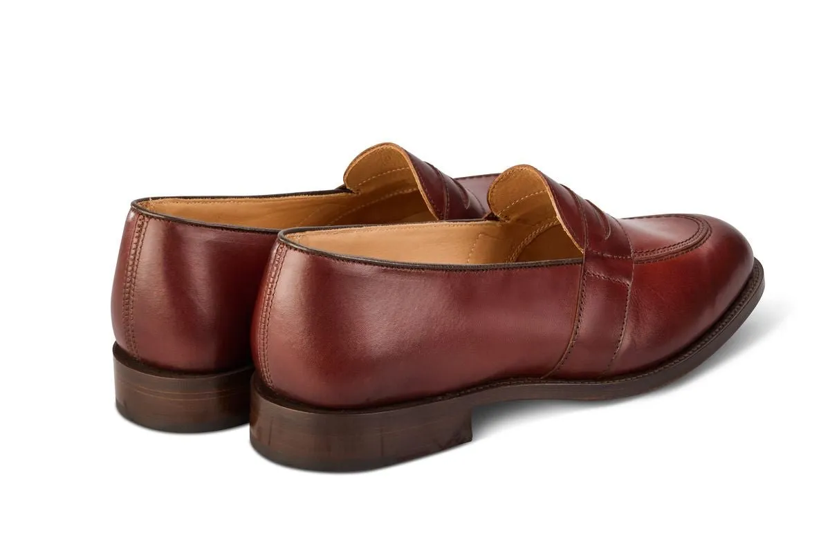 Alfred Penny Loafer - Burgundy Calf sold by Tricker's product image thumbnail 4