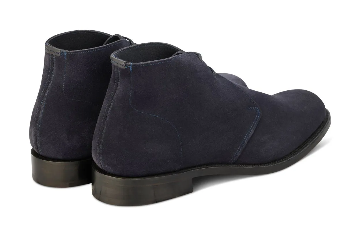 Grant Chukka Boot - Navy Suede sold by Tricker's product image thumbnail 3