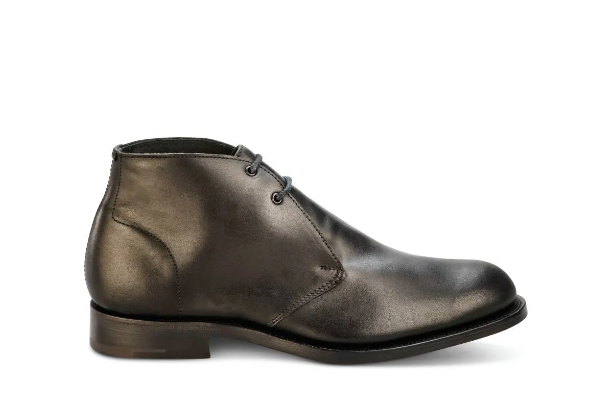 Grant Chukka Boot - Black Pampus sold by Tricker's