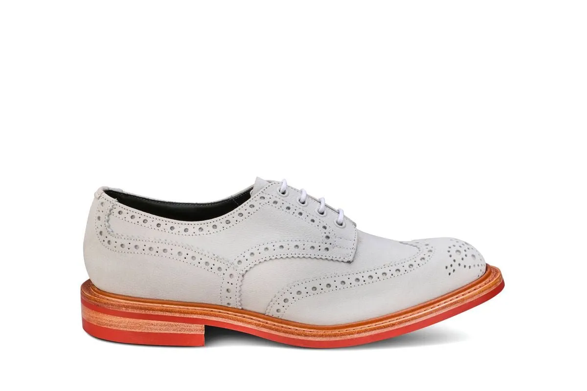 Bourton Country Shoe - White Scotch Grain sold by Tricker's