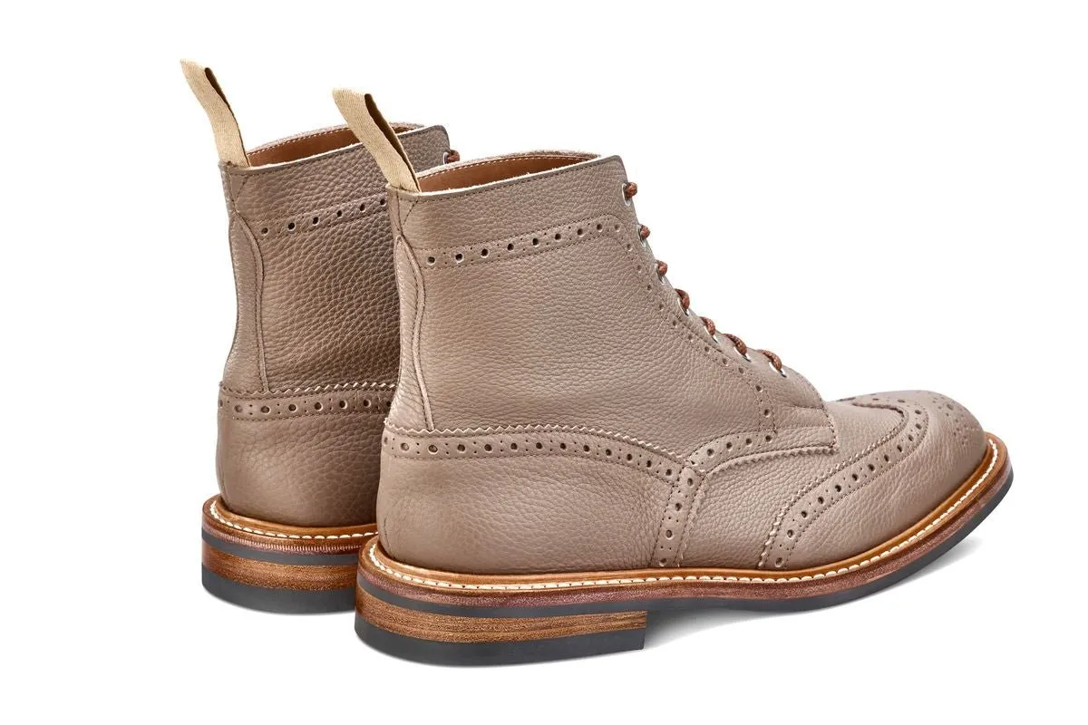 Stow Country Boot - Taupe Shrunken Grain sold by Tricker's product image thumbnail 4