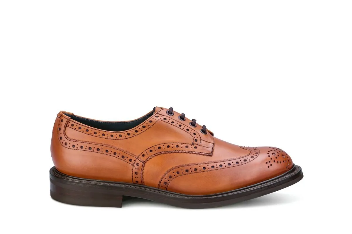 Bourton Country Shoe - Beechnut Pelli sold by Tricker's