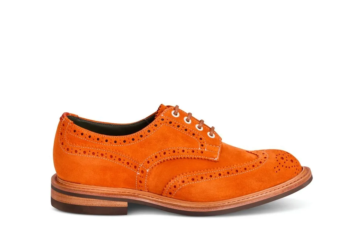 Bourton Country Shoe - Zaffarino Suede sold by Tricker's