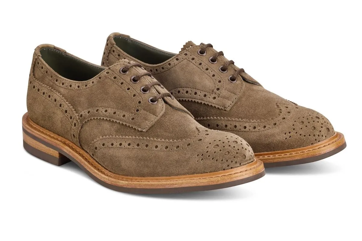 Bourton Country Shoe - Flint Janus Suede sold by Tricker's product image thumbnail 3