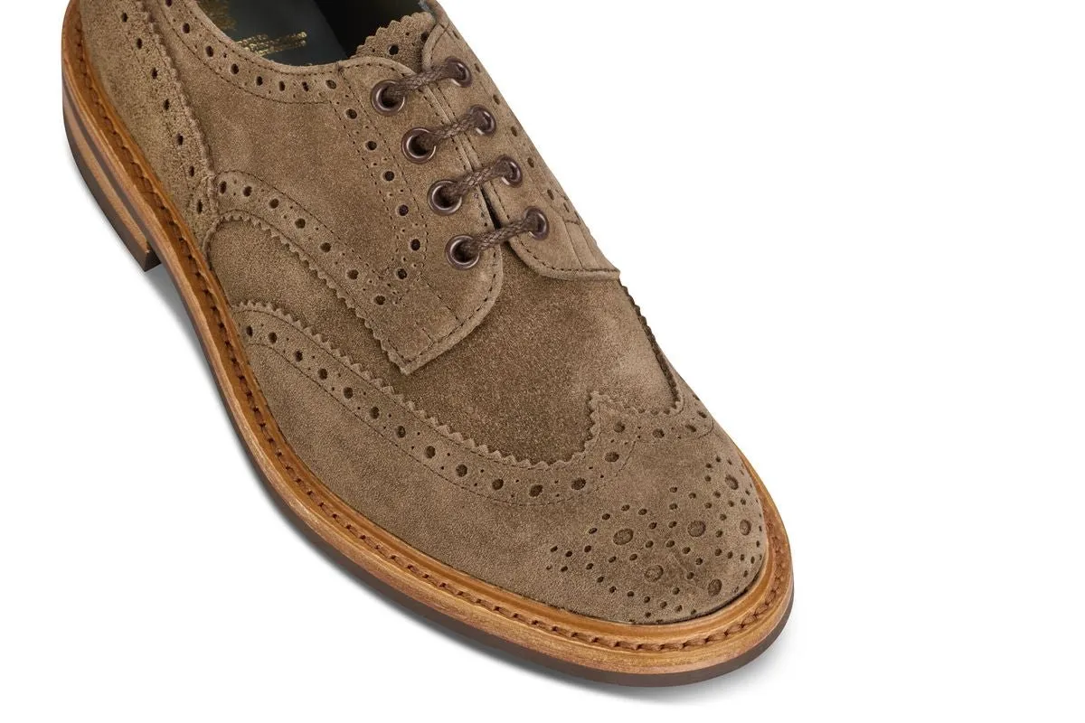 Bourton Country Shoe - Flint Janus Suede sold by Tricker's product image thumbnail 2