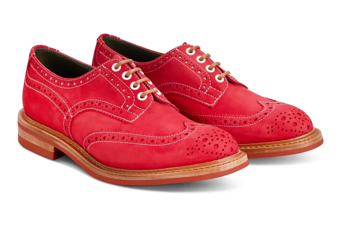 Bourton Country Shoe - Rouge Nubuck sold by Tricker's product image thumbnail 3
