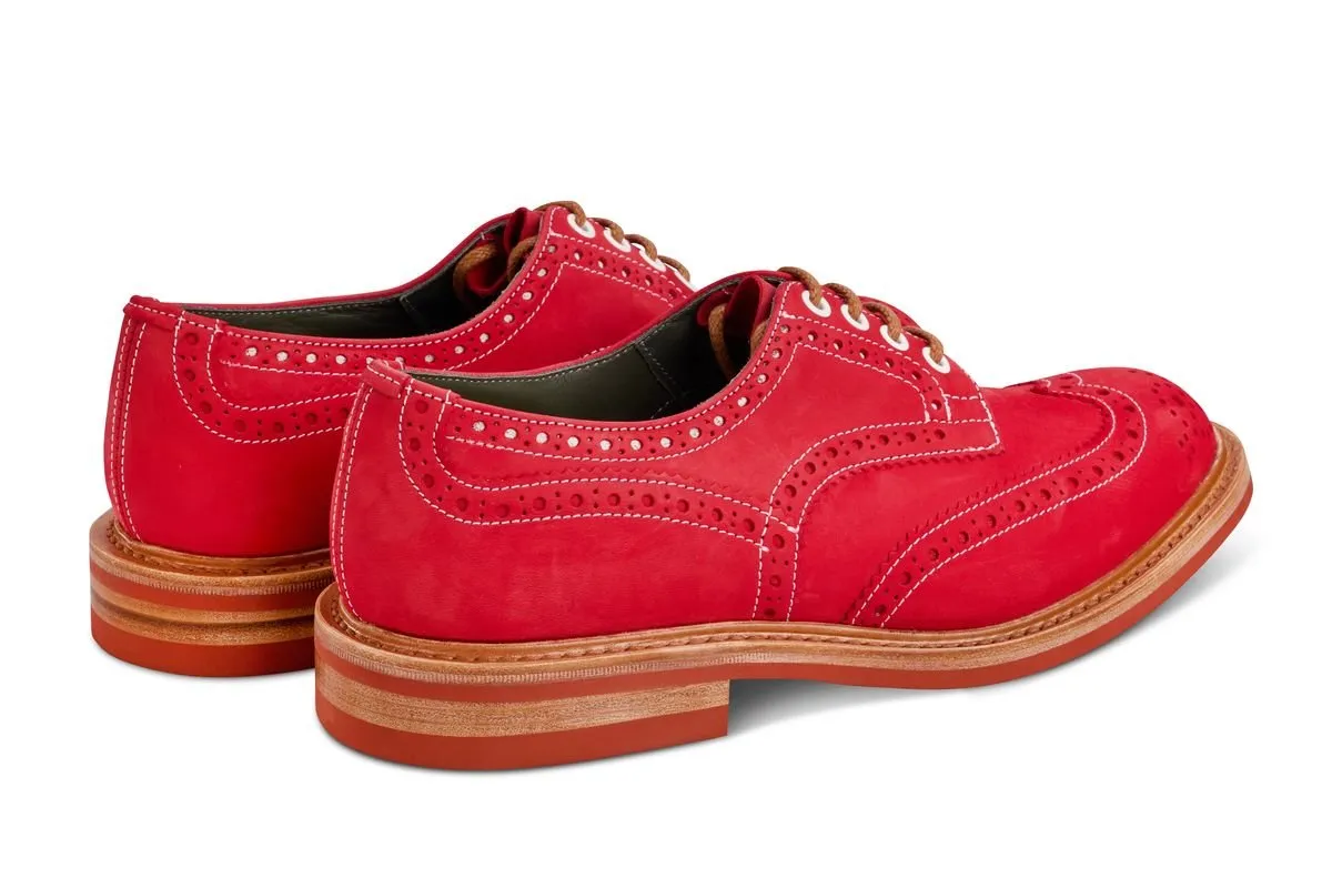 Bourton Country Shoe - Rouge Nubuck sold by Tricker's product image thumbnail 4