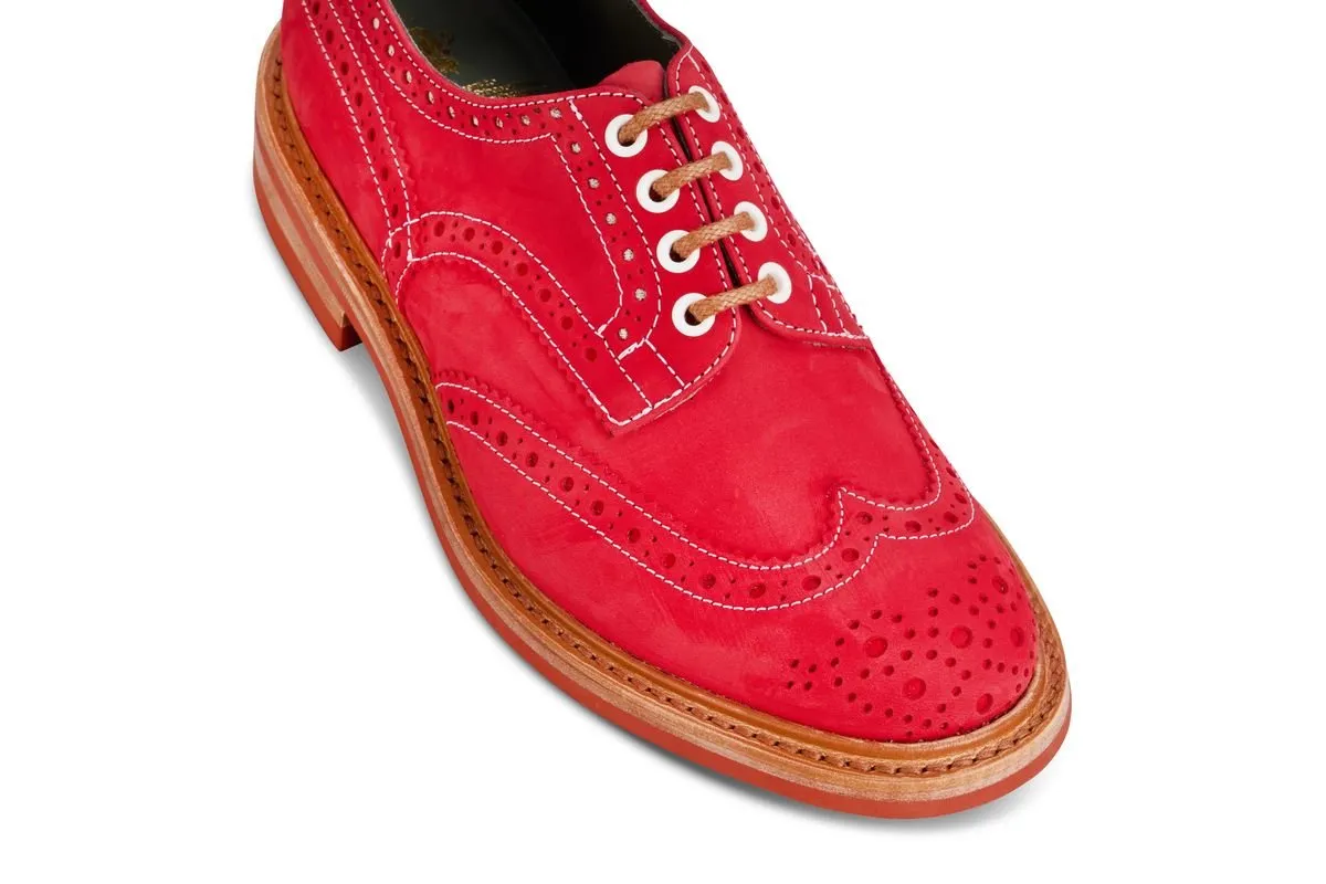 Bourton Country Shoe - Rouge Nubuck sold by Tricker's product image thumbnail 2